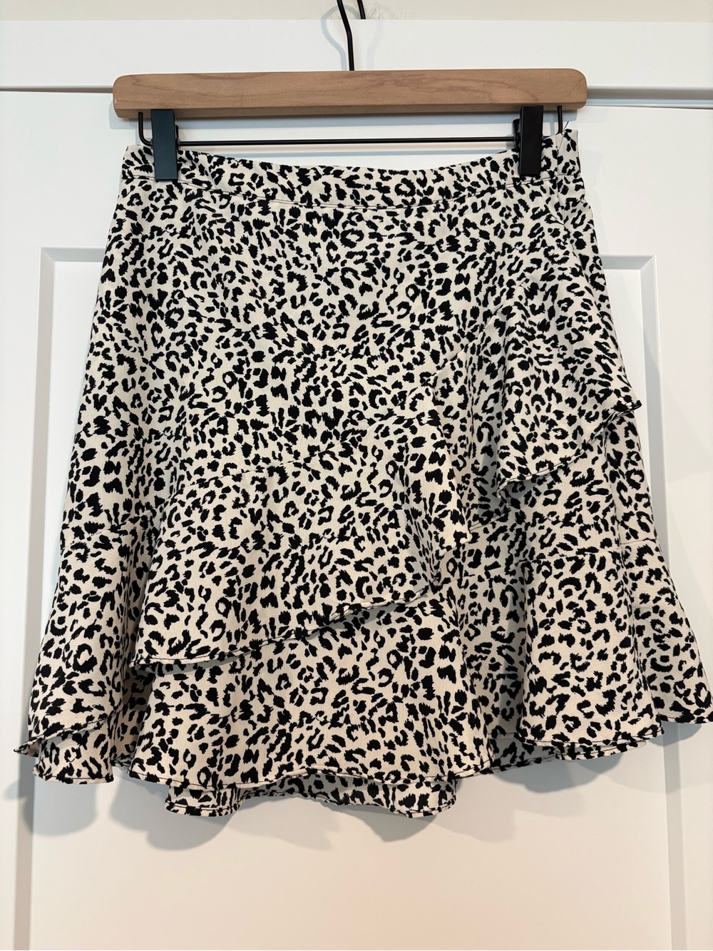 Altar'd State Y2K 90’s‎ Indie Leopard Print Mini Skirt Black White Size M Grunge - Picture 2 of 5